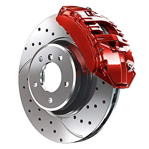 High Temperature High Gloss Self Leveling Brush On Red G2 Brake Caliper Paint System Kit