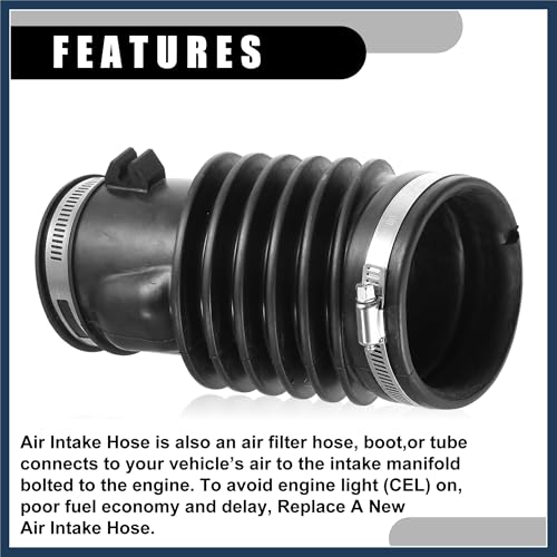 INFINAUTO Air Cleaner Intake Hose Tube 17228-RDA-A00 for Acura TL 2007-2008 by INFINAUTO - Used condition - Image 7