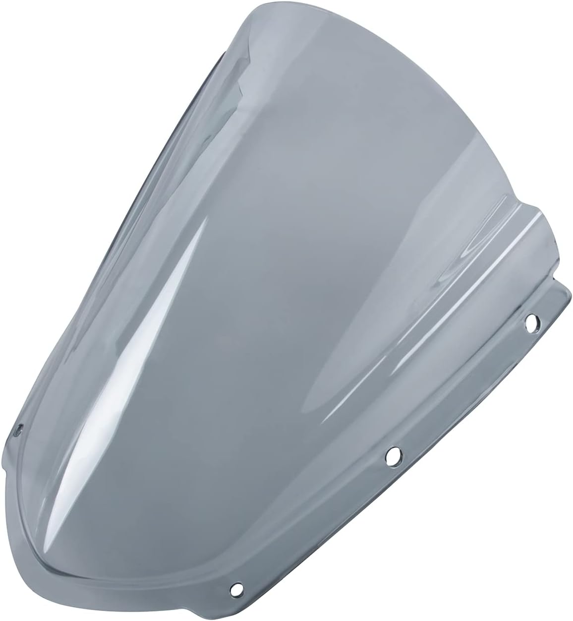 Motorcycle Windshield Deflector Double Bubble Windscreen Fit for Ninja ZX-10R ZX10R 2021 2022 2023 2024 2025 Wind Shield Screen Visor Flyscreen, Smoke