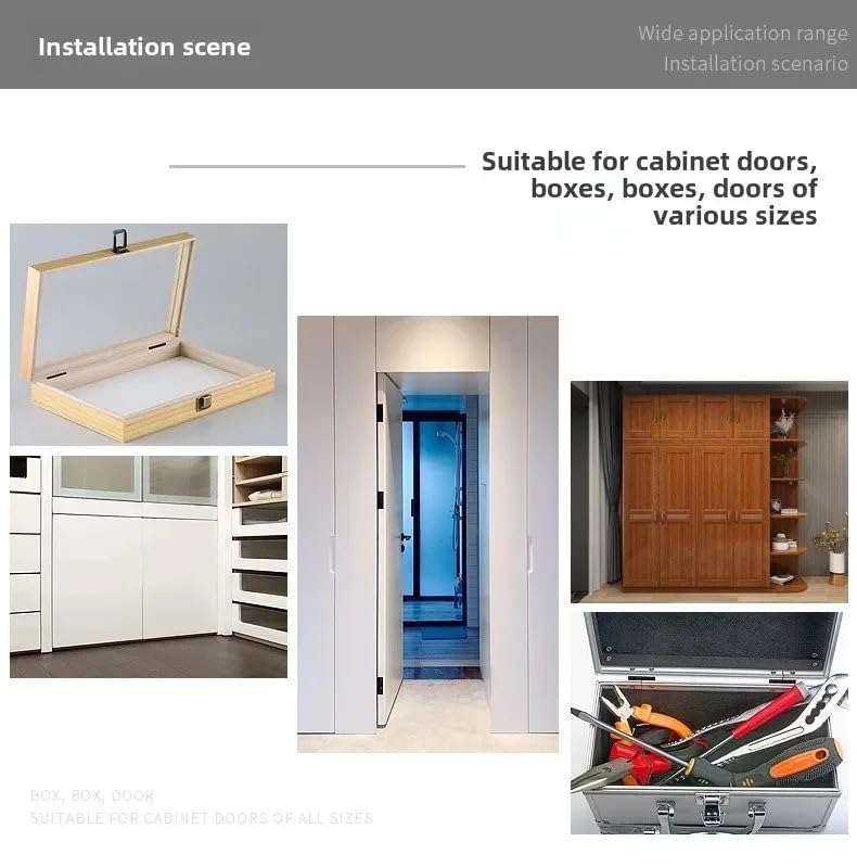 Bisagras Para Puertas Bisagras de puerta 1/1,5/2/2,5/3/3,5/4/5 pulgadas, duraderas, for muebles, hogar, bisagras acero inoxidable, accesorios for gabinetes ventana(126.2x88.2x2.8mm-2pc)