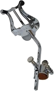 Atril marcha corneta c/argolla abierta Ã˜18mm, plateado. TamaÃ±o: Normal