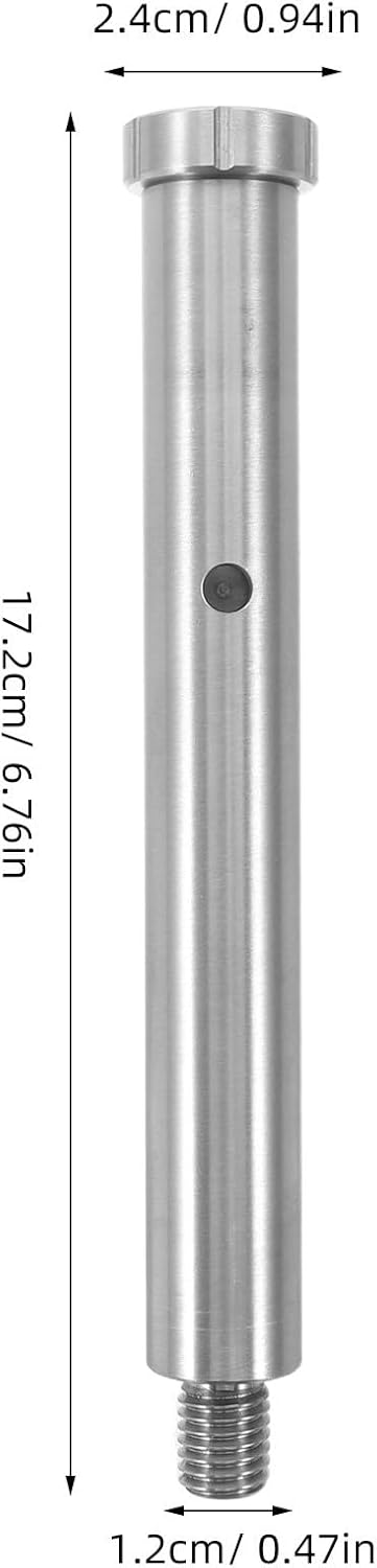 UKCOCO Telescope Balance Weight Rods 164mm, Astronomical Counterweight Bar Equatorial Mounts, Stainless Steel Weighted Hammer Rod for Outdoor Viewing