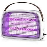 seenlast 3800V Insektenvernichter Elektrischer, 2 LED-UV-Licht Mückenfalle & Fliegenfalle Innenbereich Garten Wandmontierter Mückenlampe, Insektenlampe Gegen Mücken, Fliegen, Gnitzen