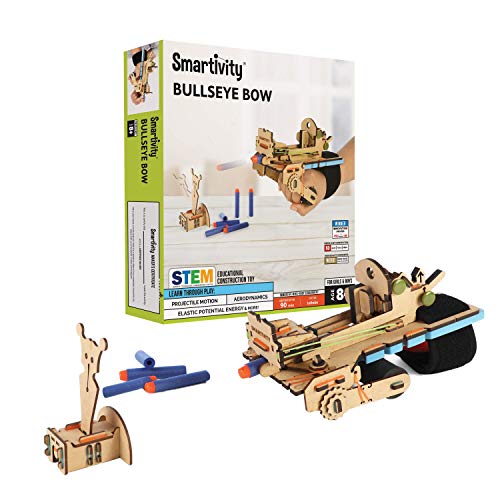 Image of Smartivity Roller Coaster Marble Slide STEM STEAM Educational DIY Building Construction Activity Toy Game Kit & Bullseye Bow STEM STEAM Educational Construction Activity Toy Game Kit Easy Instructions