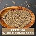 NPG Whole Cumin Seeds 4 Ounces, Raw All Natural Gluten Free Non-GMO, Whole Cumin Seed Bulk for Mediterranean and Southwest Asia Dishes