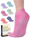 Pembrook Non Skid Socks Womens - Non Slip Grippy Socks with Grippers for Men | No Slip