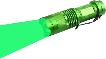 Scalable Green LED 3 Mode Long Range Green Beam Green Light Flashlight, Green LED Flashlight Green Flashlight Torch with Green Light Green Led For Night Detecting-Green House