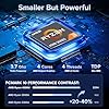 NiPoGi Pinova P1 Mini PC ΑΜD 4300U(Max 3.7GHz, 4C/4T, Migliore 3500U/N150/N97),16GB DDR4 512GB SSD Desktop Computer, Triplo Display DP 1.4+HDMI 2.0+USB3.2 Type-C 4K@60Hz/WiFi 5/BT4.2 Radeon Graphics