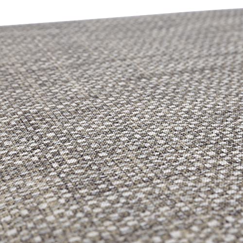 Pillow Perfect Remi Solid Indoor/Outdoor Wicker Patio Seat Cushion Reversible, Weather And Fade Resistant, Round Corner - 19" X 19", Grey, 2 Count #TOP1