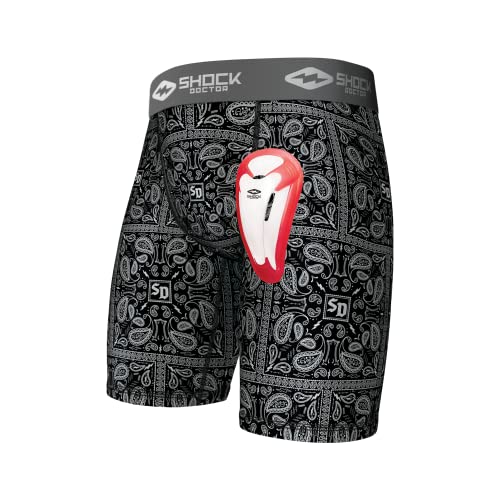 Shock Doctor Core Compression Short Print Paisley Black XL