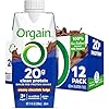 Orgain Clean Protein Shake, Grass Fed Dairy, Creamy Chocolate Fudge – 20g Whey High Protein, Kosher, Ready to Drink, Low Net Carbs, Gluten Free, No Soy Ingredients, 11 Fl Oz (Pack of 12)