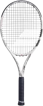 Babolat Boost Wimbledon Limited Edition Strung Tennis Racquet, Cream/Ivory/Dark Beige - Strung with 16g Babolat Syn Gut at Mid-Range Tension
