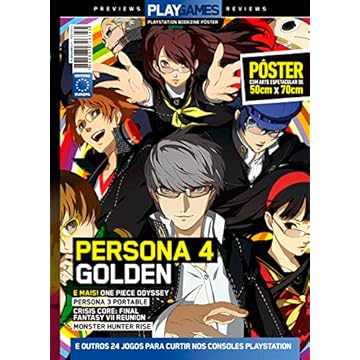Capa do livro Superpôster PlayGames - Persona 4 Golden