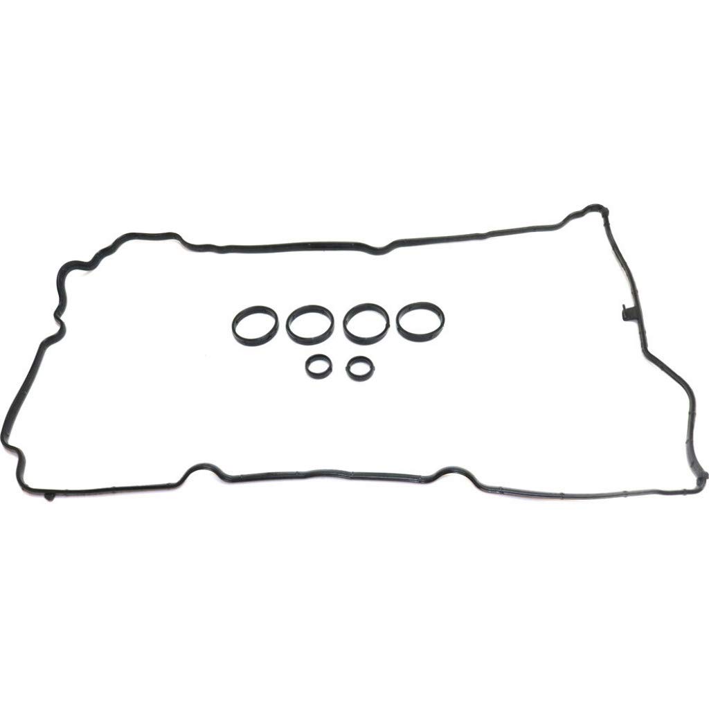 for Mini Cooper Valve Cover Gasket 2007-2015 | Rubber | 4 Cyl | 1.6L Engine | w/Grommets & Spark Plug Tube Seals | 11127567877