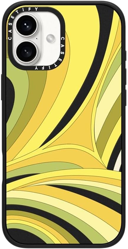 CASETiFY Impact iPhone 16 Pro Case [4X Military Grade Drop Tested / 8.2ft Drop Protection/Compatible with Magsafe] - Classic Dottie - Matte Black