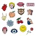 RipDesigns - Large Assorted Set of 15 Aesthetic, Hipster and Cool Feminist Iron On Patches for Jackets Backpacks Jeans and Clothes | Each Embroidered Patch is Durable and Sticks To All Fabrics (Set 1)