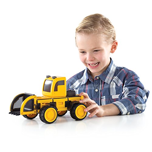Powerclix Construction Vehicle Set: 55 Piece Magnetic Build-Your-Own Dump Truck, Bulldozer, And More - Stem Educational Building Toy For Kids #TOP1