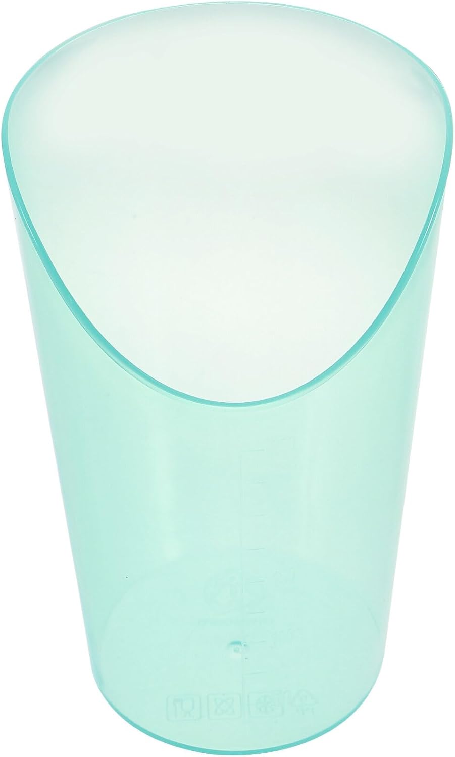 Ipetboom Nosey Cups Cut Out Drinking Cup Dysphagia Cups Hospital Cup for Adults Elderly Disabled Hospital Patients