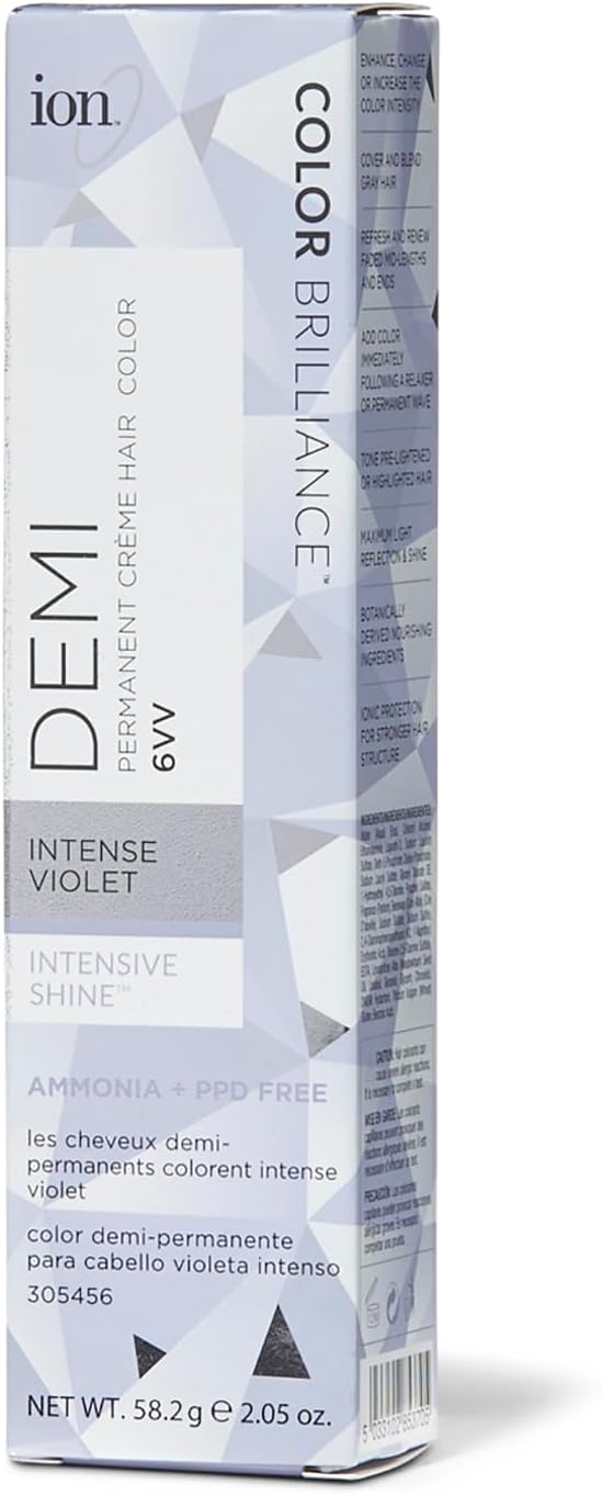 Intensive Shine 6VV Intense Violet Demi Permanent Creme Hair Colour