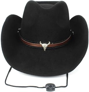 Sombrero Femenino 2019 Mujeres Hombres Lana Hollow Western Cowboy Hat, Gentleman Sombrero Sombrero Sombrero Papá
