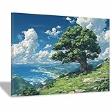 Arbre de vie decoration murale Notre art mural sur toile présente un arbre de vie magnifiquement conçu, ajoutant une touche unique à votre décoration intérieure. Cette peinture murale sur toile vibrante et accrocheuse peut transformer n'importe quelle pièce.