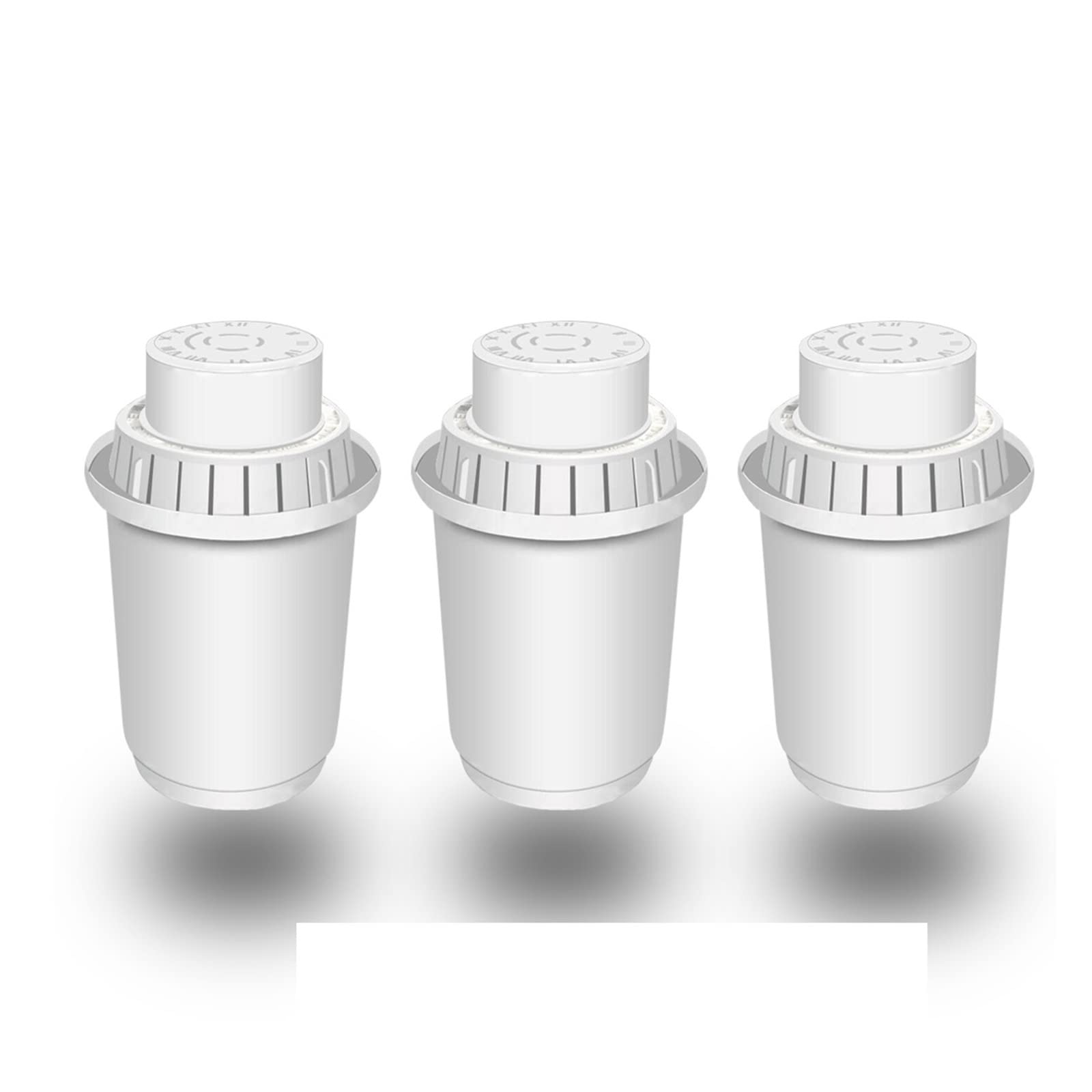 Ionizador de filtro de jarra de agua alcalina mineral de 3.5L - Filtros de larga duración de 400L - de filtración de purificador - Alcalinizador de pH(3 x Replace Filter)