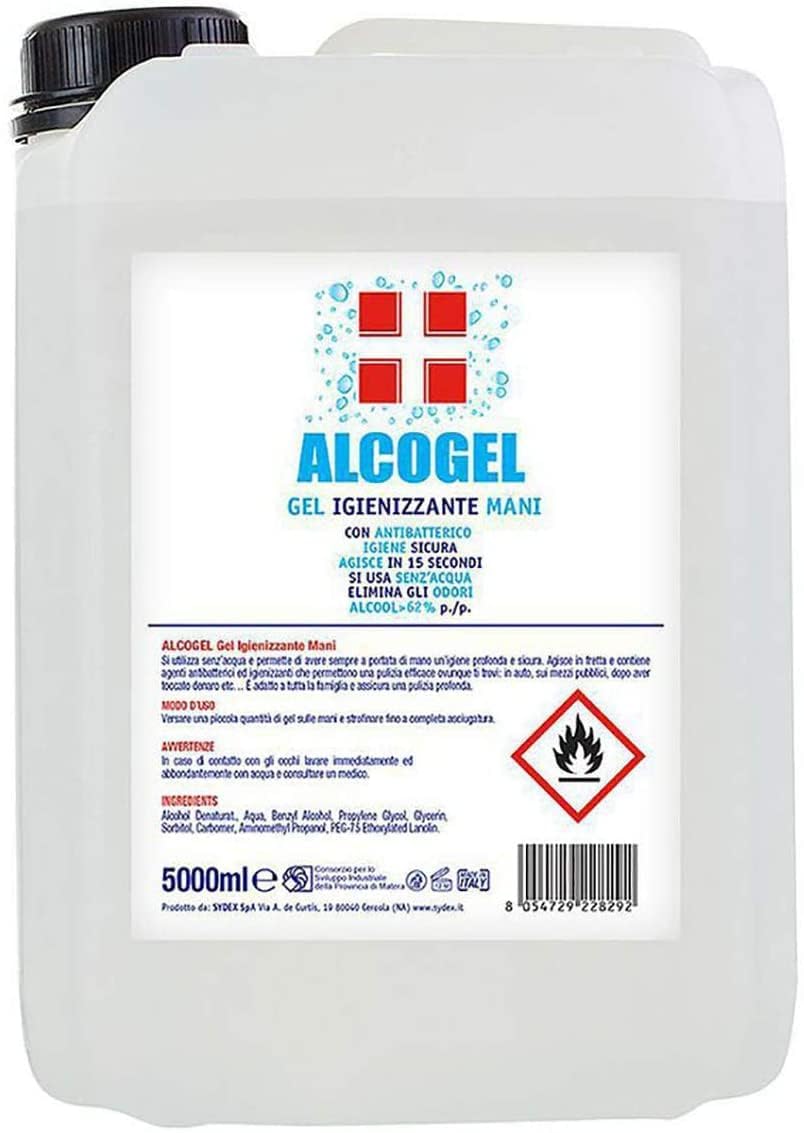 ALCOGEL Detergente mani Igenizzante - 5 Litri
