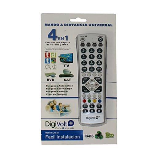 DigiVolt - Mando a distancia universal 4 en 1