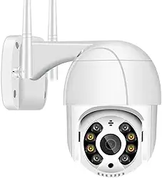 Câmera de Vigilância Externa IP Prova Dágua Infravermelho e Conexão Wi-Fi para Segurança