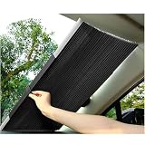 HFFTYU Parasole Parabrezza Auto per Mazda 2 CX3 CX4 CX5 CX7 CX9 CX30, Tendina Parasole Auto Retrattile Avvolgibile, Protezione Solare Isolamento Termico UV,46cm
