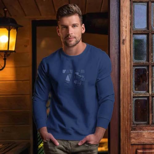 Sweatshirt 75 Number men unisex pull col rond mode urbaine