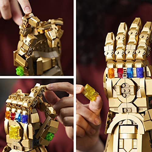 LEGO 76191 Marvel Super Heroes Infinity Handschuh, Avengers Set für Erwachsene mit dem Gauntlet von Thanos, Fanartikel, Weihnachtsgeschenk für Männer, Frauen, Sie und Ihn – Bild 4