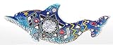 Dimension : 26,5 cm Générique Décoration Murale Statuette Figurine Dauphin mosaïque - 26,5 cm (M2)
