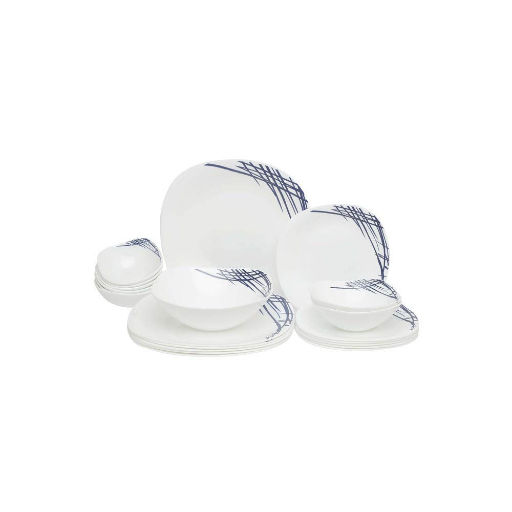 Diva From La Opala Quadra Belladonna Opalware Dinner Set 21