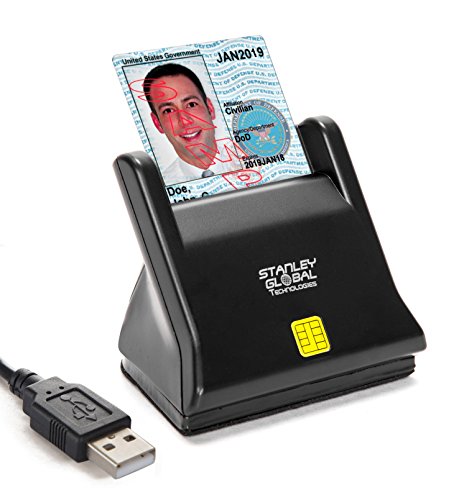 SGT117XE DOD Military Corpoate USB FIPS 201 Approved CAC PIV Smart Card Reader