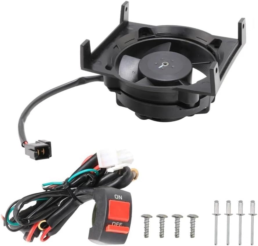 12v Engine Radiator Kit Motorcycle Cooling Fan Fit For SH EN 2018-2023