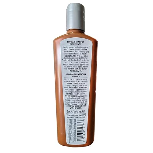 Miniatura 2 de Mirta De Perales Champú para el cabello con queratina, 16 onzas