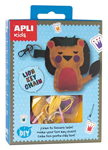 APLI Apli14719 Lion Feutre Porte-clés Mini kit