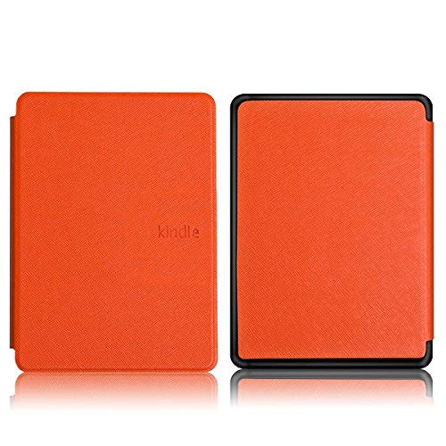 Smart Cover bemalt Etui für Amazon Kindle Paperwhite 4 für Paperwhite4 (2018) E-Book-Reader Muster Fall für Modell PQ94WIF, kp4 orange