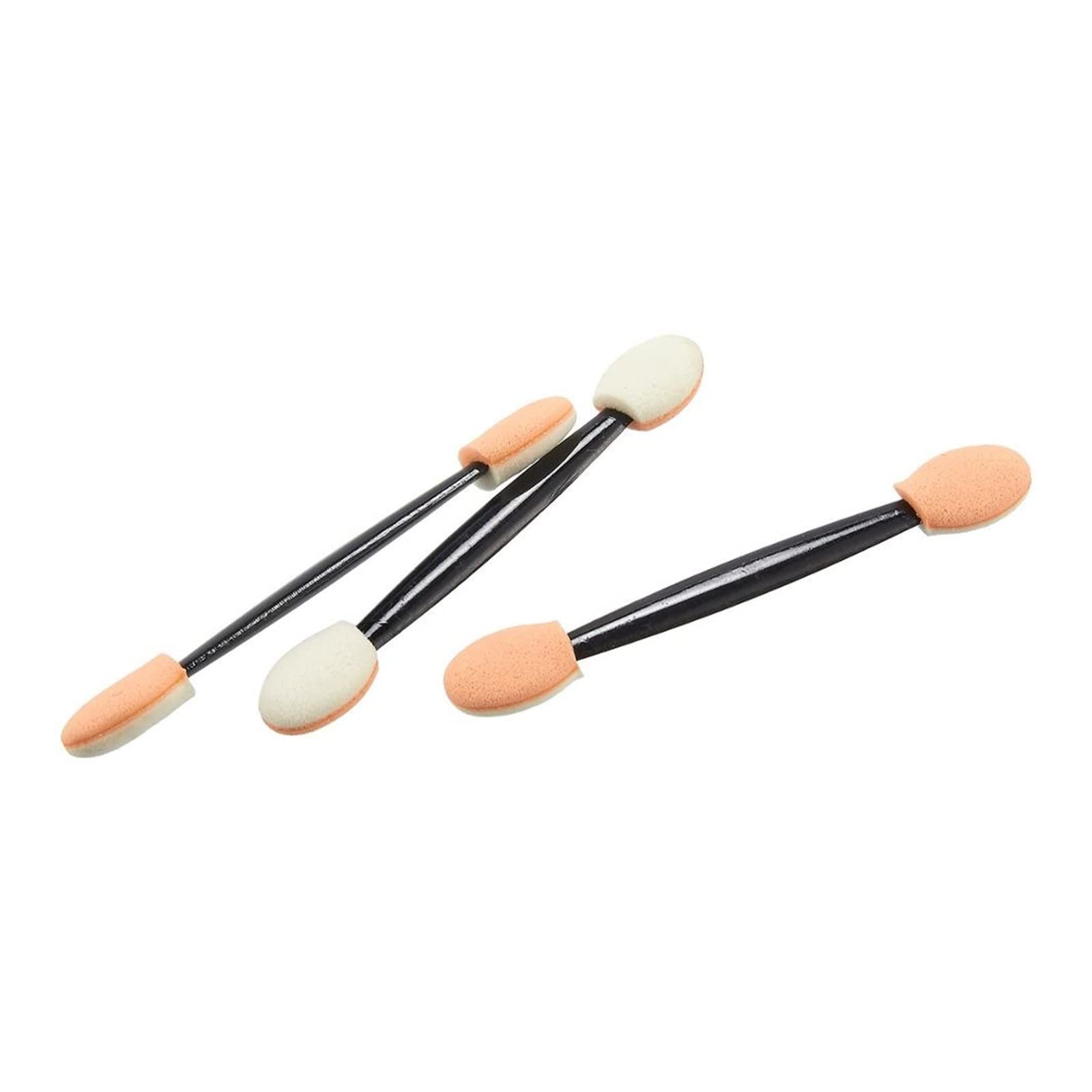1000 stücke Doppelseitige Lidschatten Kosmetikpinsel Lidschatten Eyeliner Schwamm Lippenpinsel Einweg Make-up Augenpinsel Nagelkunstpinsel lingli(Color:5.5cm)