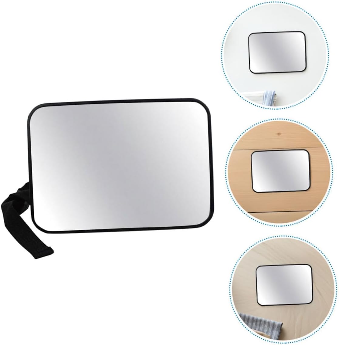 SECFOU Car Mirror for Rear Facing Seats Safety Mirror with Wide View for Backseat Monitoring