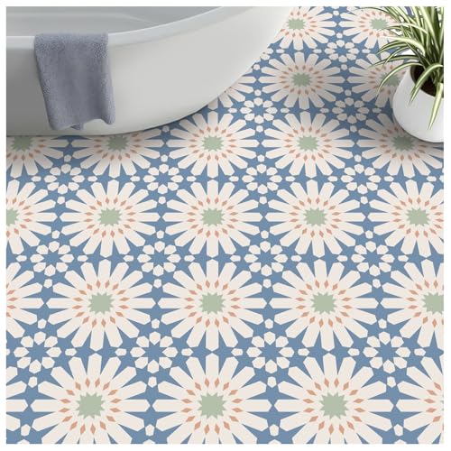 MORCART Peel and Stick Floor Tile - 20 PCS, 7.87"