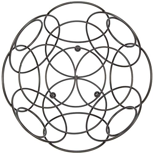 Image of Premium Metal Fruit Basket for Kitchen & Dining Table | Rust-Free Wire Fruit Bowl with Stable Base | Multipurpose Fruit & Vegetable Storage Basket - Black