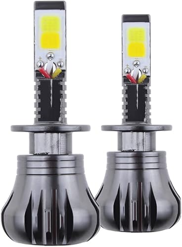 Miniatura 17 de Switchback - Bombillas LED estroboscópicas blancas y rosadas, moradas, H1, superbrillantes, luz antiniebla o luces de conducción diurna