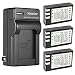 Kastar 3-Pack EN-EL9 Battery and AC Wall Charger Replacement for Nikon D5000 SLR Digital Camera, D40 SLR Digital Camera, D40X SLR Digital Camera, D60 SLR Digital Camera, D3000 SLR Digital Camera