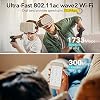 WiFi Router- AC2100 Dual-Band Smart Wi-Fi Router Upgrades to 2033 Mbps (5G) High-speed, Features MU-MIMO, 4 Gigabit LAN Ports, ONE SSID, Parental Control, Lifetime Internet Security for Video & Gaming