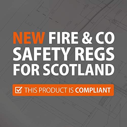 FireAngel Pro Connected Smart Smoke Alarm, Battery Powered with Wireless Interlink and 10 Year Life, FP2620W2-R
