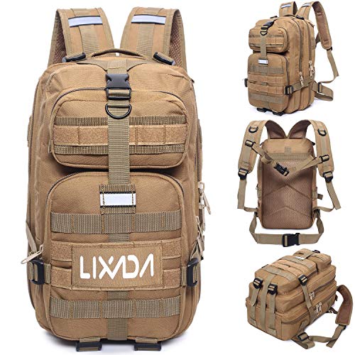 Domary Mochila 28L Outdoor Sport Molle para Camping, Caminhada Trekking Montanhismo