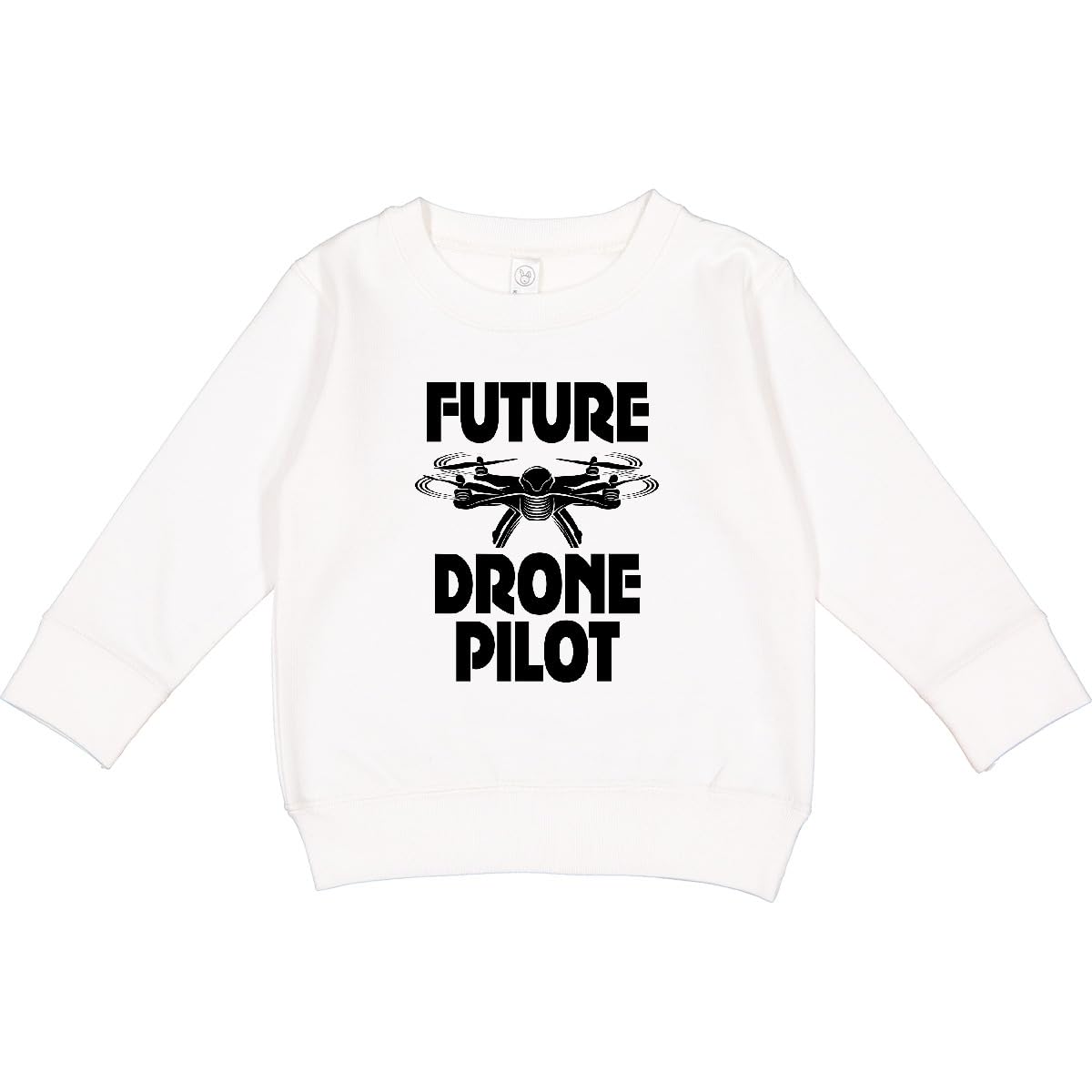 inktastic Future Drone Pilot Operator Toddler Sweatshirt 2T White 44986