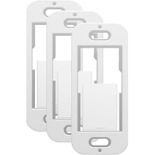 Remote Wallplate Bracket Compatible with Lutron Pico Remote Seamless Remote Snap in Installation Wall Bracket for Lutron Smart Switch - Black or White Shipped Randomly 3pcs